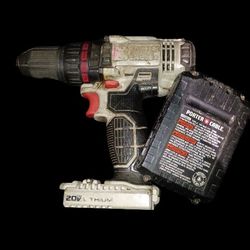 PORTER CABLE Drill Kit: 20V MAX*,  1/2 in, 1,500 RPM Drill Driver