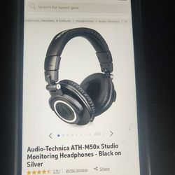 Audio technica head phones