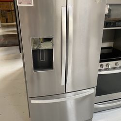 Whirlpool Stainless Steel 36” Wide French Door Refrigerator - 27 Cu. Ft.