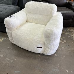 MAXYOYO Giant Bean Bag Chair for Adults, Ultra Soft Fluffy Bean Bag Sofa, Oversized Floor Sofa for Living Room Bedroom, Cozy Reading Chair with Filler