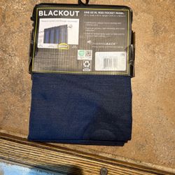 Eclipse Samara Solid Blackout Single Panel