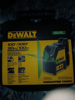 dewalt self-levelong cross line laser