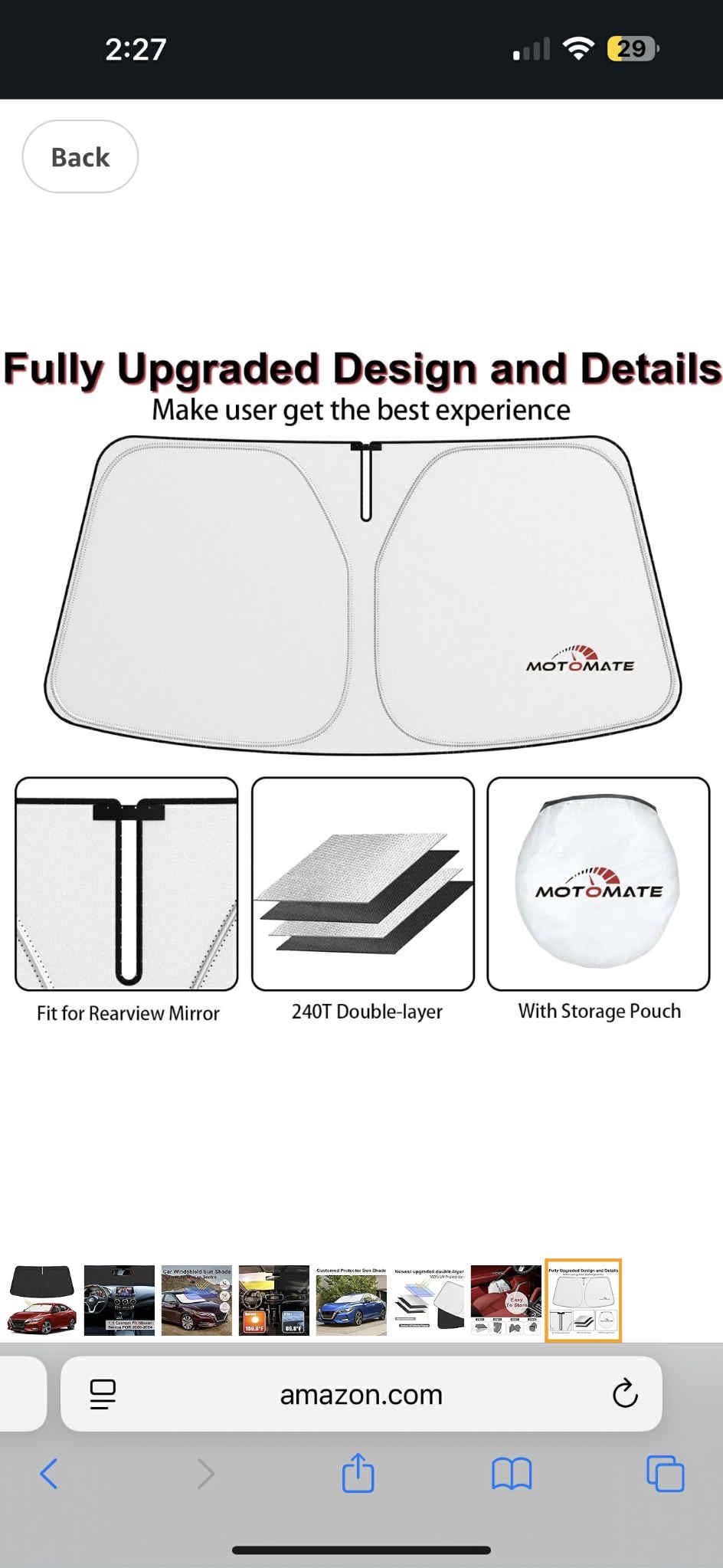 Car Windshield Sun Shade And Sun Heat Protection