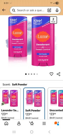 Lume Deodorant plus sweat control
