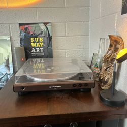 Audio Technica Fully Auto Belt-Drive Turntable Brown