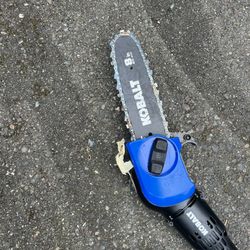 Almost Brand New Kobalt  14 Inch and 8 Inch  40v  Mac Brushless Chainsaws