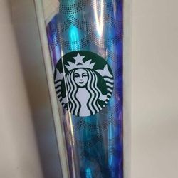 Starbucks Iridescent Siren Scales Tumbler W/ No Straw New
