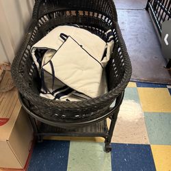 Wicker Bassinet 
