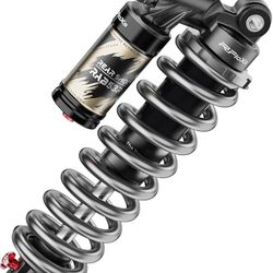 Bike Rear Shock MTB Rear Suspension with 265mm X 550lbs Coil Oil Air Suspension | Ideal for Mountain Bikes, DH Bikes, Electric Bicycle (MAX Version 26