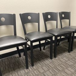 Black Dining Chair, Commercial Restaurant Quality - $50/ea Qty:4