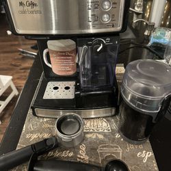 Mr. Coffee Espresso and Cappuccino Machine, Programmable Coffee Maker with  Automatic Milk Frother and 15-Bar Pump, Stainless Steel for Sale in  Milpitas, CA - OfferUp