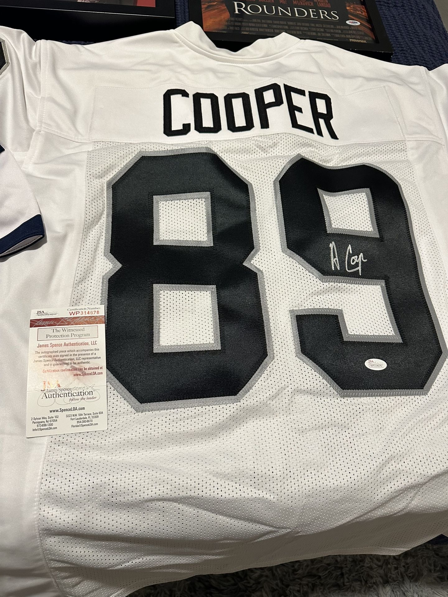 Amari Cooper Autographed Raiders Jersey