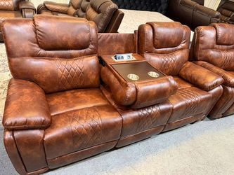 Galveston Brown - 3PC OVERSIZED Reclining Set