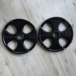 35lbs Olympic Weight Plates