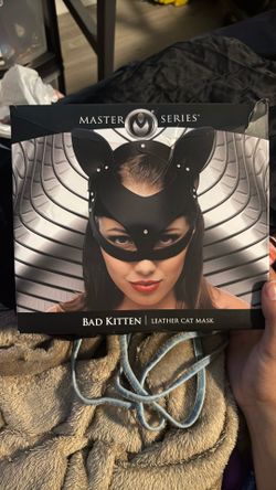 Leather Cat Mask