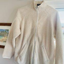 Sherpa Full Zip Jacket by Express Sz S/P