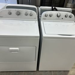 Whirlpool XL Washer And Electric Dryer Set 