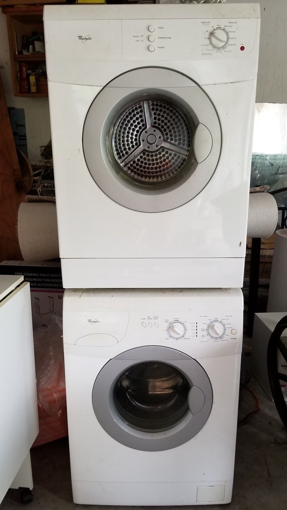 Estate Sale! Compact Front Load Stackable Washer & Dryer.