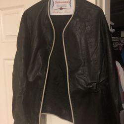 Leather Jacket, buttery soft, cost $395 new. Unisex, Ladies size 16, or Men’s S-M