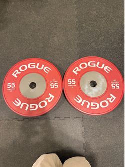 Rogue 55lb competition plates