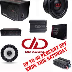 DD Audio 40% Off This Week Until Saturday