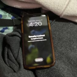 Locked iPhone X
