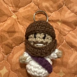 Handmade Jesus Keychain/Bag Charm 
