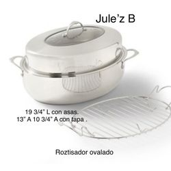 Princess House Pavera. Rostizador Ovalada Nueva En Su Caja 