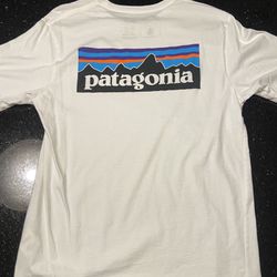 White Patagonia Tee