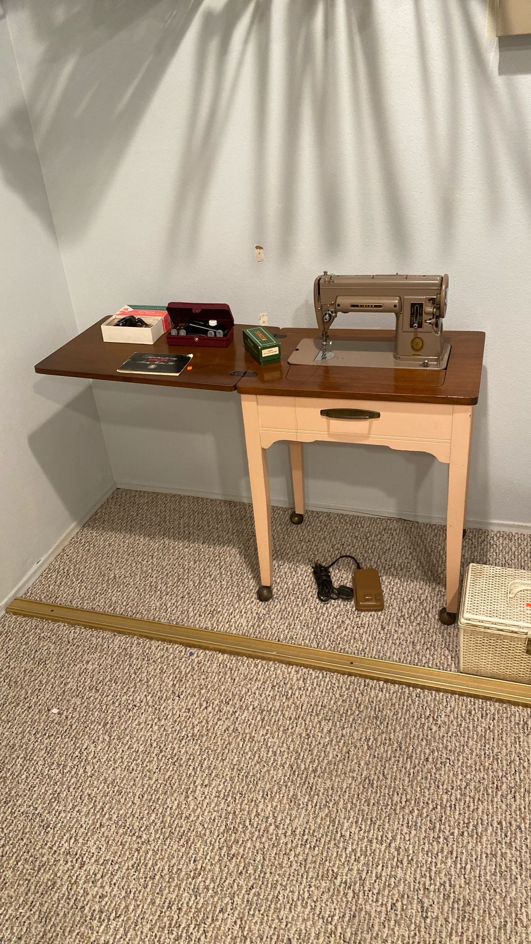 Singer Model 301A Cabinet Sewing Machine