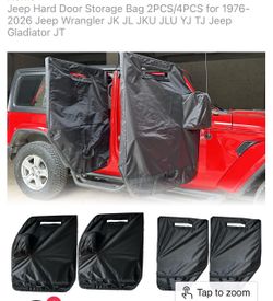 Set of 4 heavy duty bags  for jeep Wrangler doors