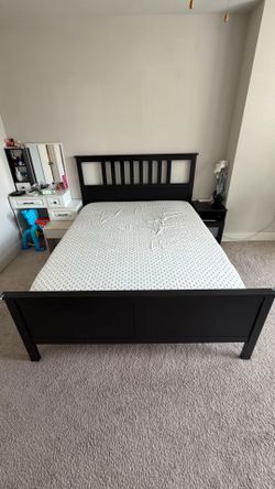 IKEA HEMNES Queen Bed Frame – Black