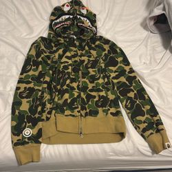Bape Hoodie Full Zip Size M