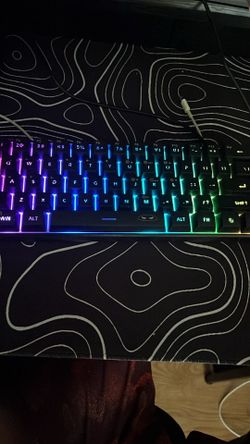 Nubwo HG04L in black, along with the MageGee TS91 60 Percent Gaming Keyboard and mouse pad