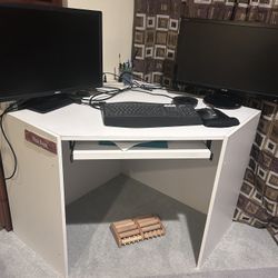 Corner Desk  - White