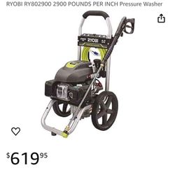 RYOBI 2900P.S.i (like New) Gas Powered 