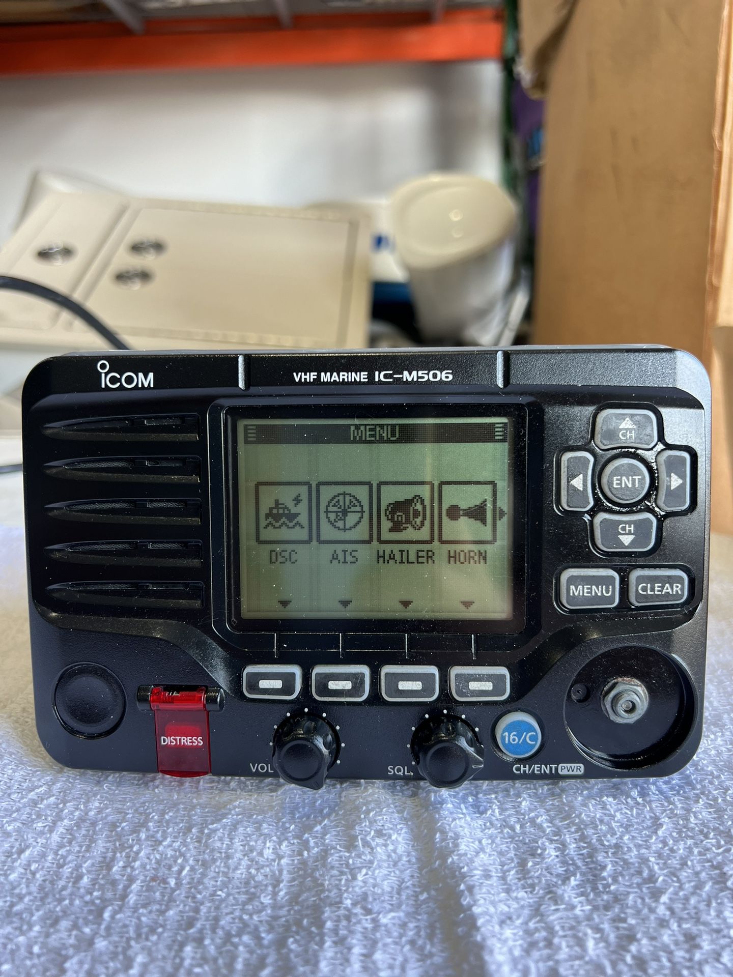 ICOM IC-M506 Marine Class D DSC VHF Radio AIS IC M506 NMEA2000 25W Transceiver