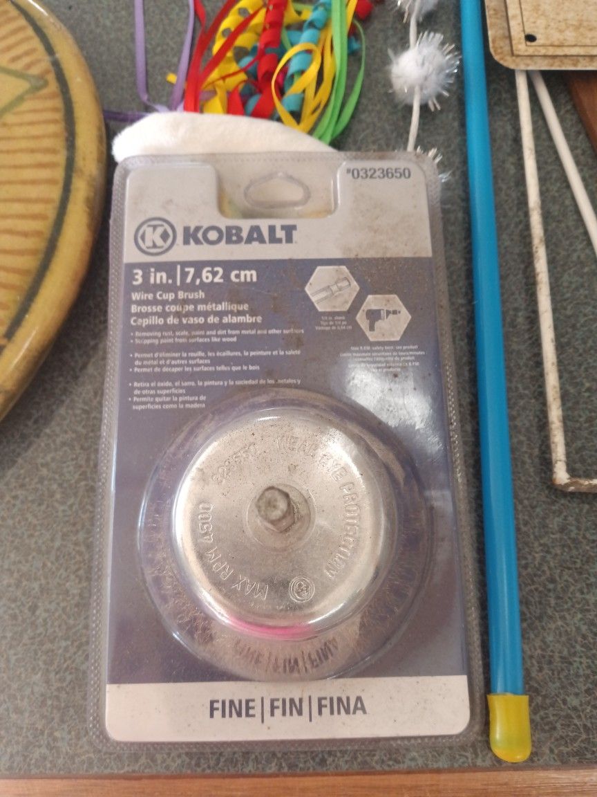 Kobalt 3inch Wire Cup Brush New In Package