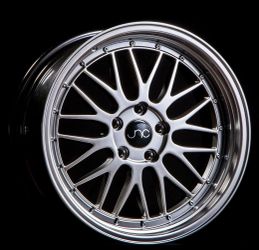 18X8 JNC JNC005 HYPER BLACK MACHINE LIP Wheels