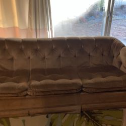 Vintage Velvet Sofa