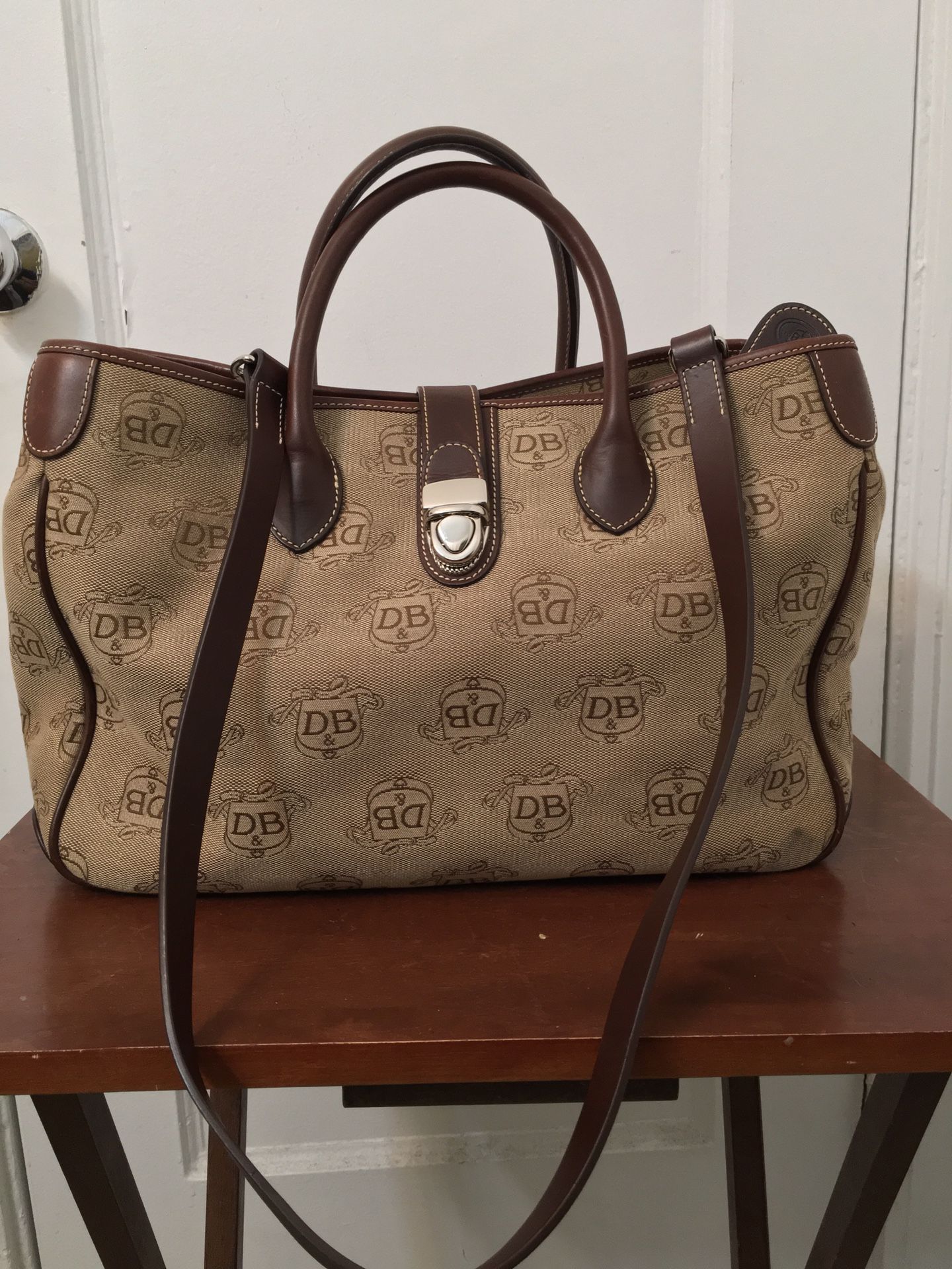 Dooney and bourke double handle tote sales