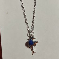 dolphin lapis lazuli necklace 