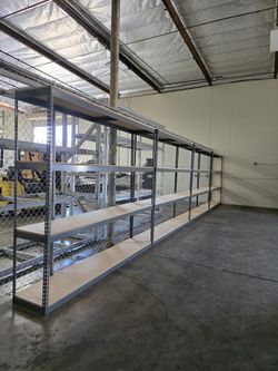 Industrial Shelving 96x18 New 4 Tier Boltless Warehouse Garage Storage Container Shed Rack Delivery Available