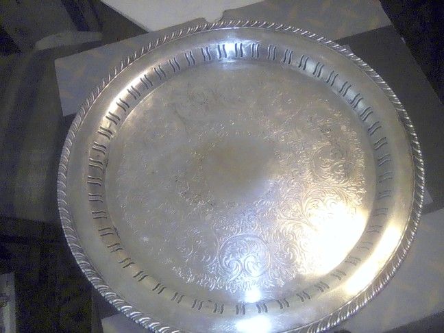 Antique Plate Flight Attendant Plate