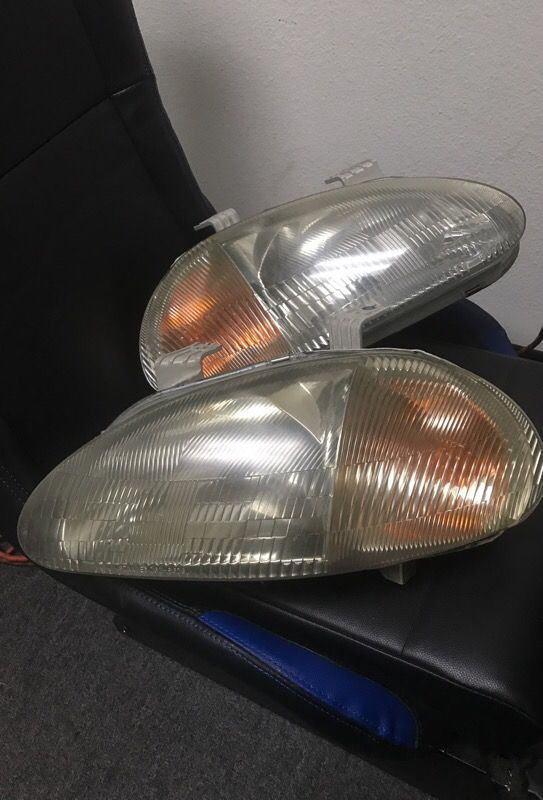 Jdm oem Stanley Honda eg2 del sol one piece headlights