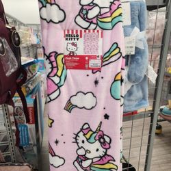 Hello Kitty Unicorn Blanket 