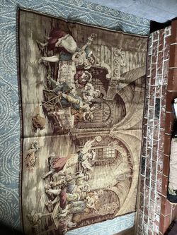 Beautiful Vintage FrenchTapestry 