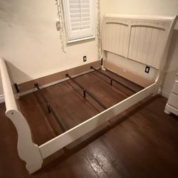 Free Full Bed Frame With Matching Night Stand 