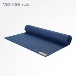 Like-New JadeYoga Travel Mat – Navy Blue, Never Used