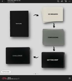 HOW DEEP WILL YOU GO? Original - Deep Question Card Game To Feel Closer With Friends, Family, Partne